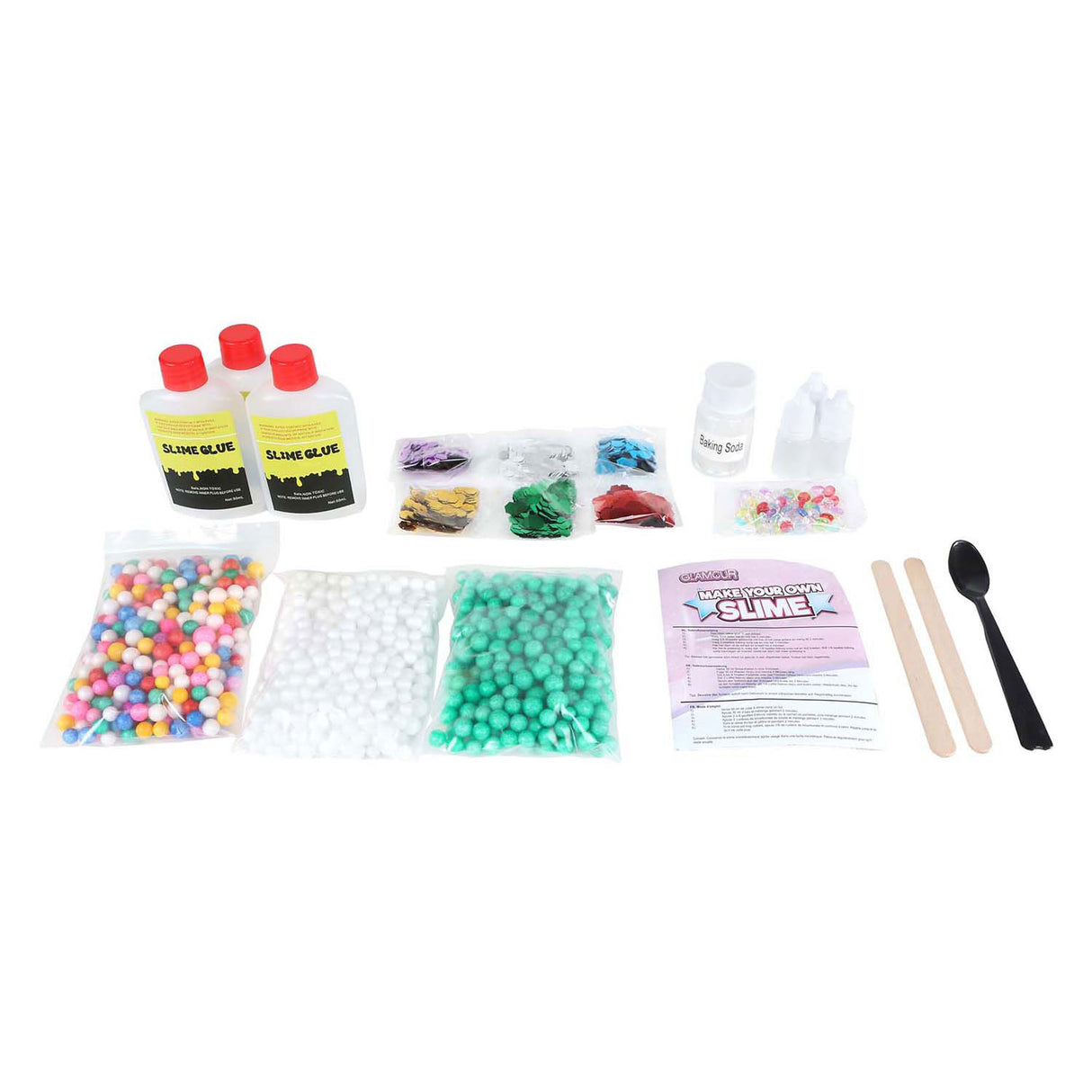 Glamour maak je eigen slijm set