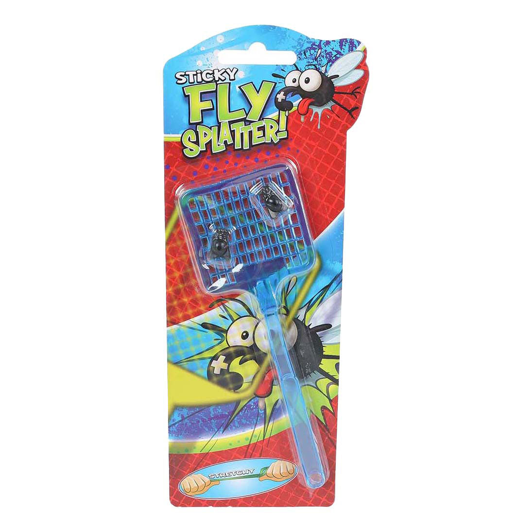 Sticky stretch fly swatter