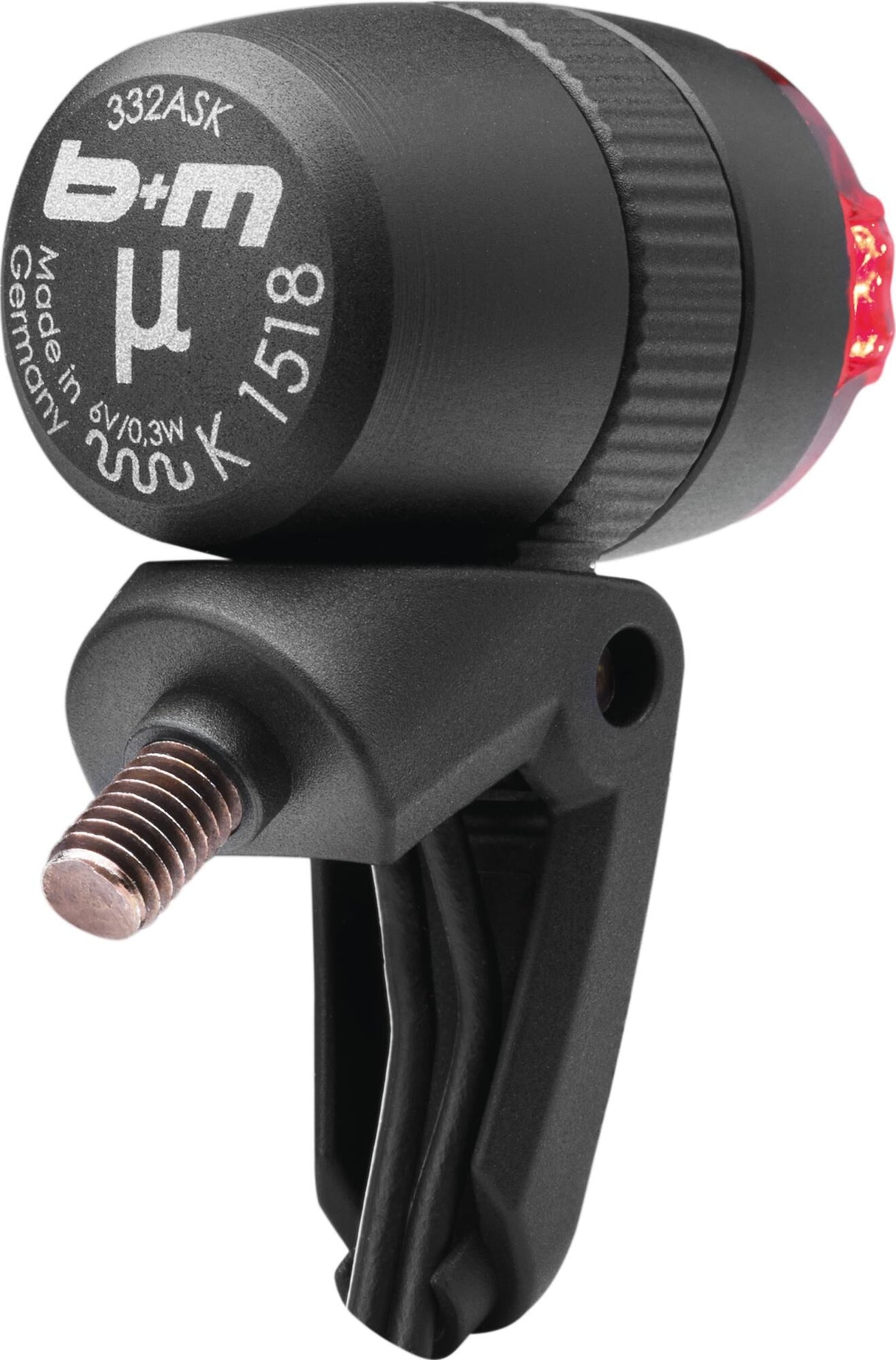Busch + müller busch müller led achterlicht mü plus led rear light b m mue fender stay at.black