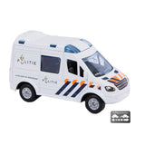 Kids Globe Die Cast Police Car NL, 8 cm