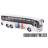 Kids Globe Die Cast Bus med lys og lyd, 19 cm