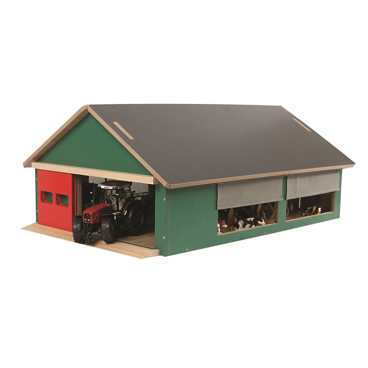 Kids Globe Stall med Windbreak Gaas 1:32
