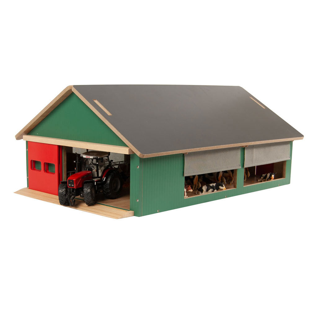 Kids Globe Stall med Windbreak Gaas 1:32