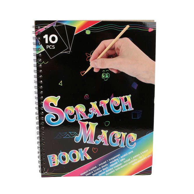 Color Scratch Book A4, 10 pages