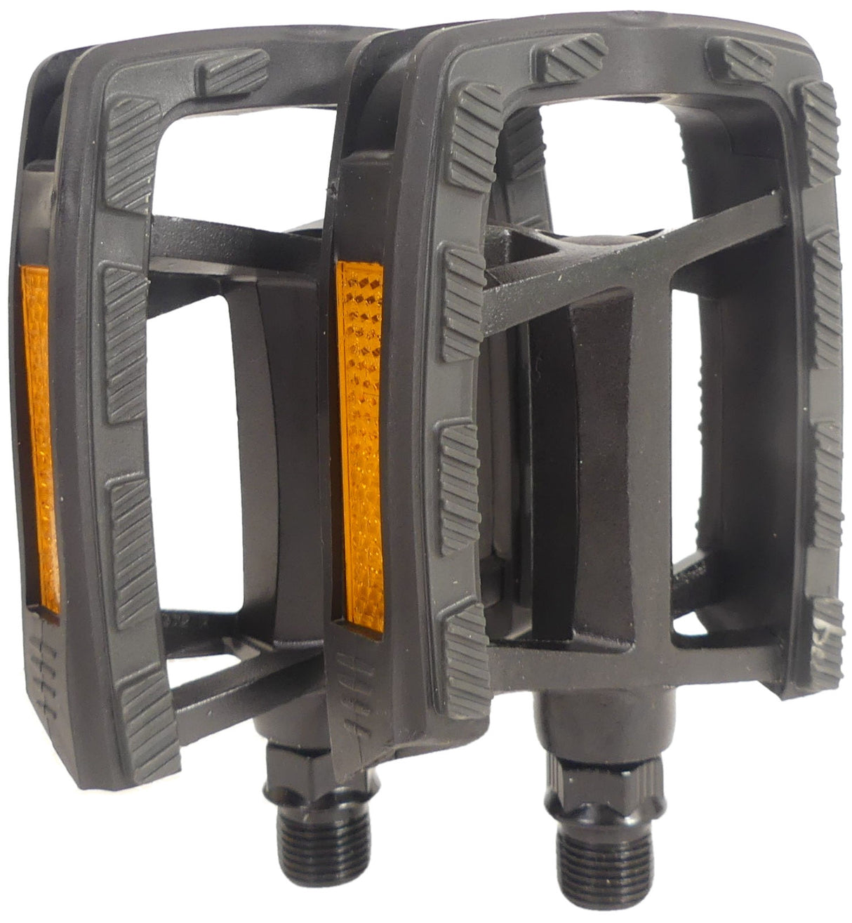 Gazelle Pedal Set FP-972 com corpo de alumínio preto preto