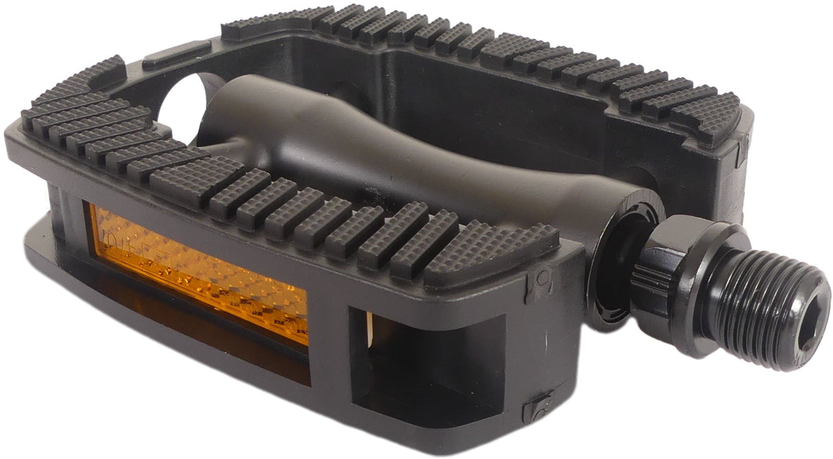 Marwi SP-821 pedal set with aluminum housing, non-slip matte black (workshop packaging)