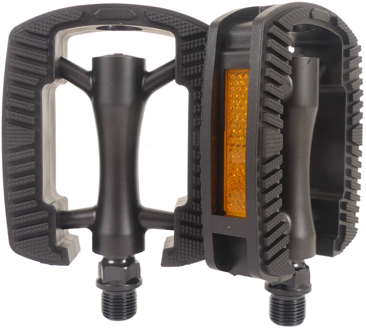 Marwi SP-821 pedal set with aluminum housing, non-slip matte black (workshop packaging)