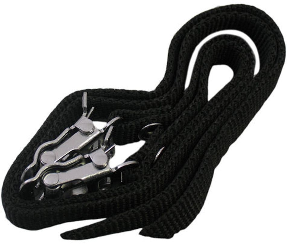 Kant til klip stropper pedalbælter nylon - sort