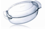 Pyrex ovnsform oval med lokk 5,8l