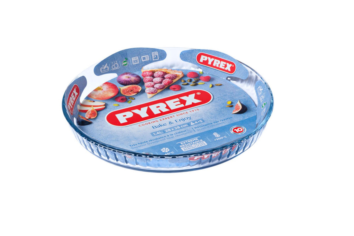Pyrex taartvorm glas 28 cm 1,4l glas