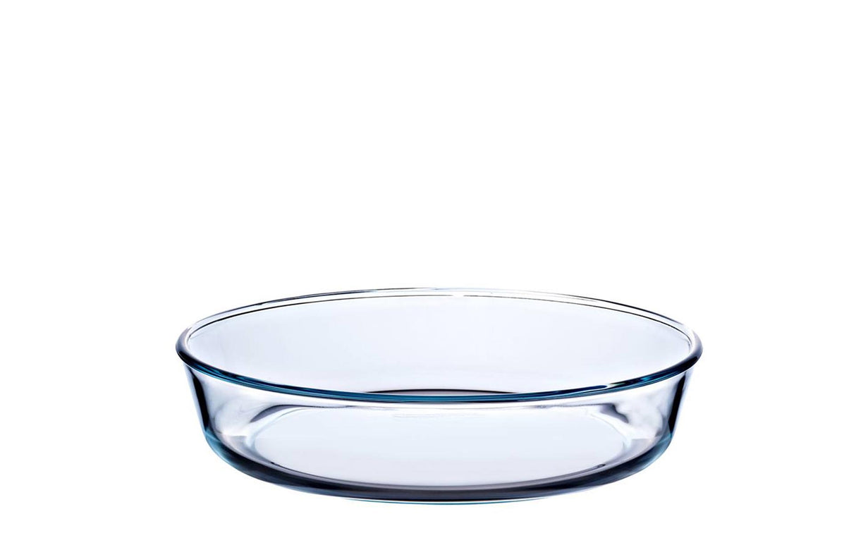 Pyrex bakvorm rond rechte rand 25cm glas