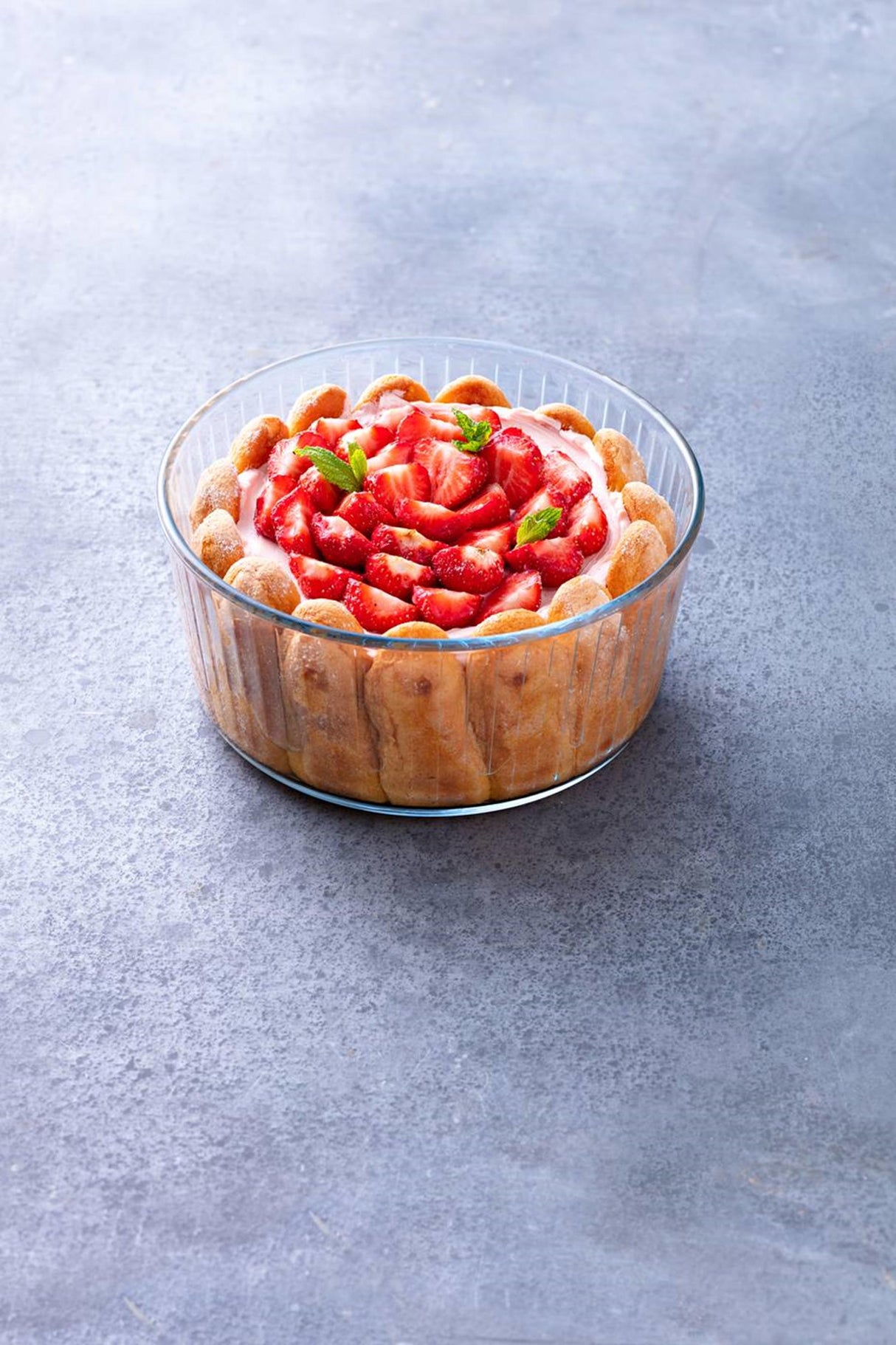 Gloine cruth souffle Pyrex 21cm