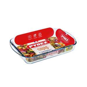 Pyrex baking dish 34x23cm 2.6l glass
