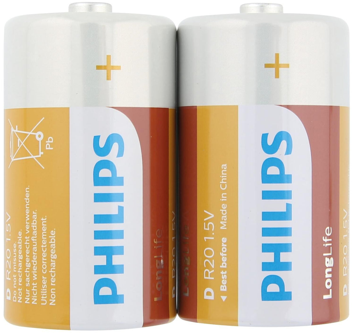 Philips Batterie Monocell lr20 Phips