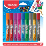 MAPED COLOR PEPS Glitter glue 9 colors 10.5 ml
