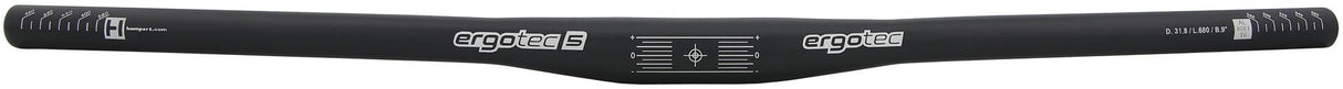 Ergotec кормилно плоска лента 31.8x680 mm черно
