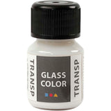 Creative Company Glass Color Transparent Paint - Bianco, 30 ml
