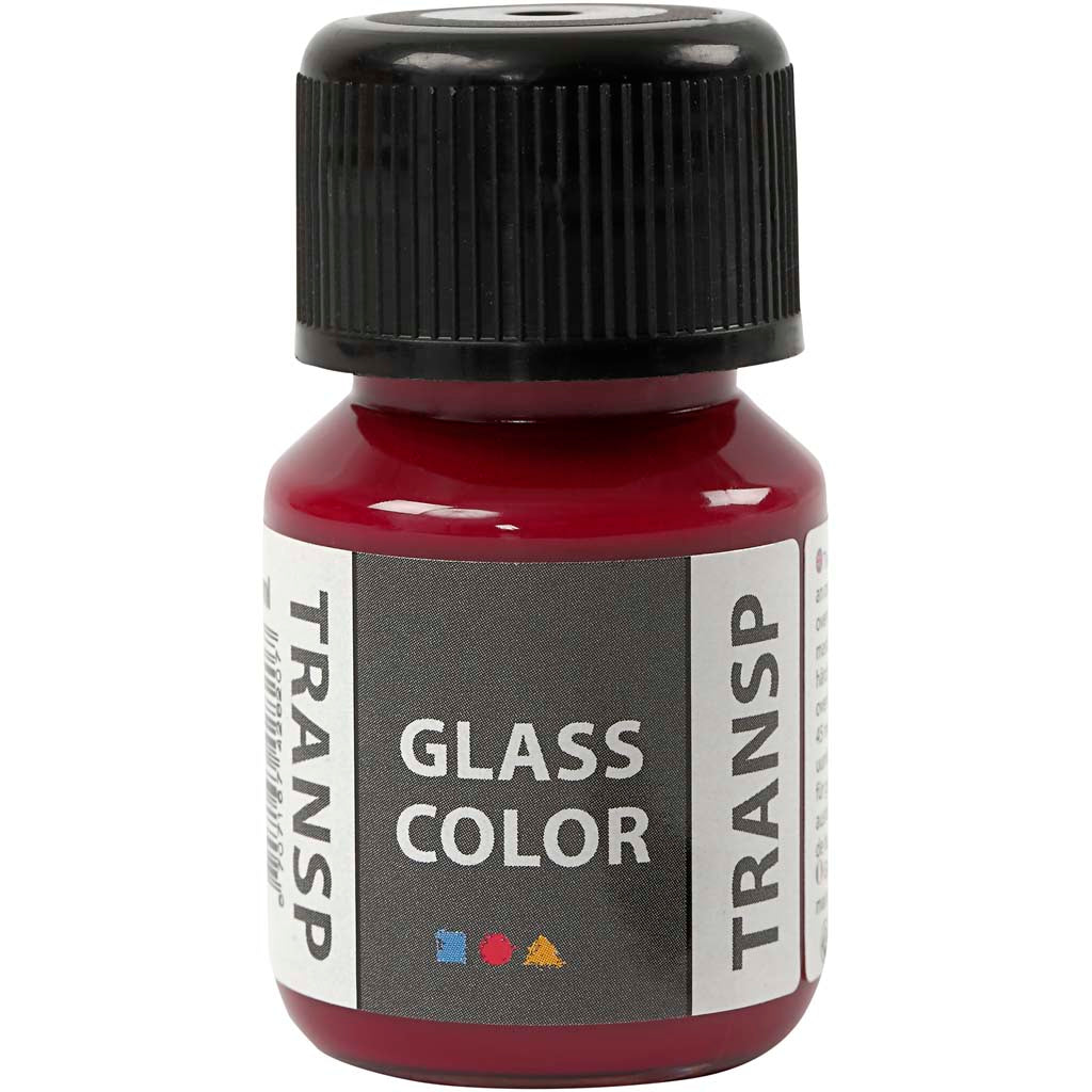 Creative Company Glass Color Transparent Paint - Pink, 30 Ml