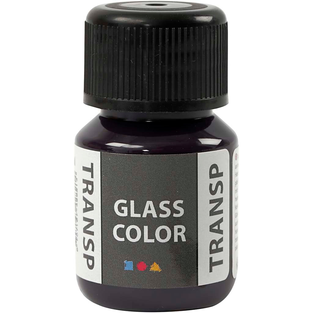 Creative Company Glass Color Transparent Paint - Violet, 30 ml