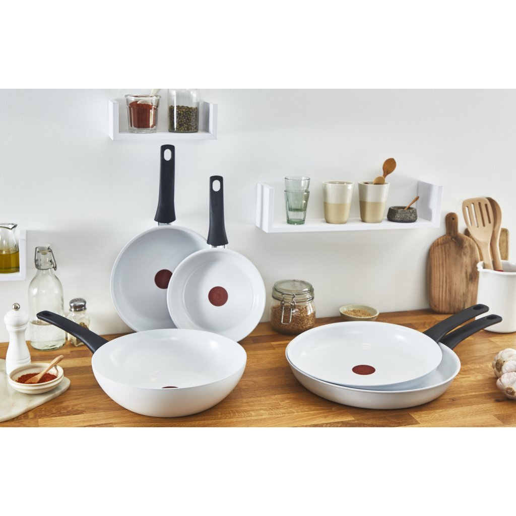 Tefal Cookware Tefal keramic Control Wok 28 cm bílá