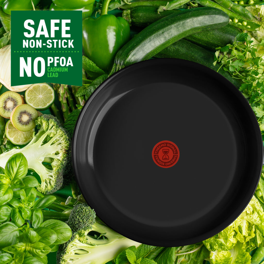 Tefal køkkengrej tefal forny sort stegepande 28 cm sort sort