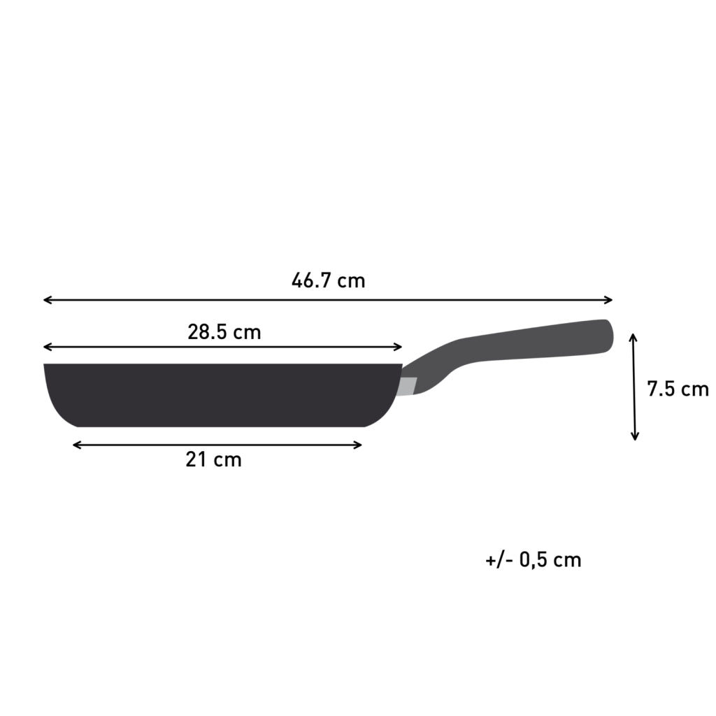 Tefal-Kochgeschirr Tefal Cook Change Frying Pan 28 cm Pfas-freier Keramik-Nicht-Stick-Beschichtung für die Induktion geeignet