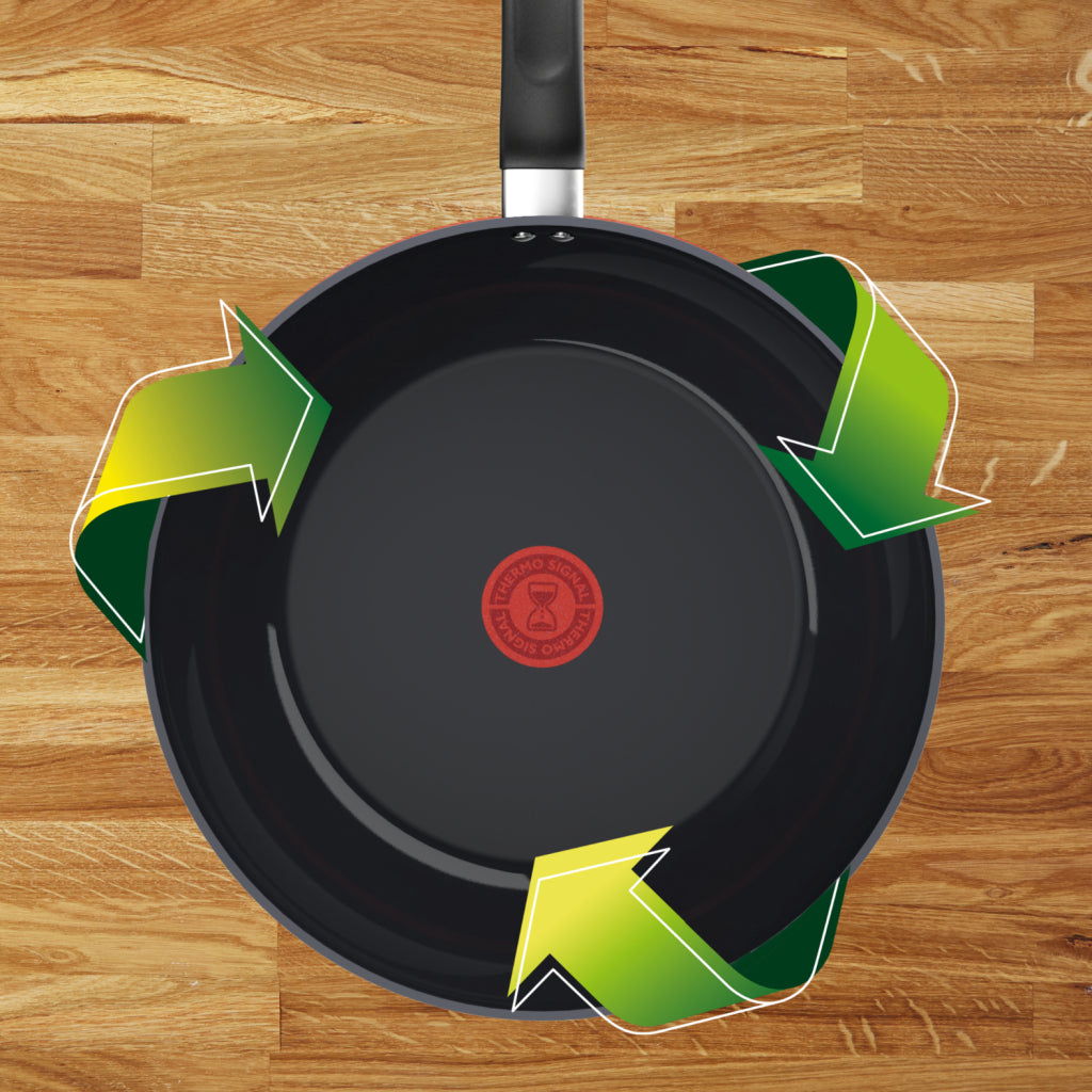 Tefal cookware tefal cook change wokpan oslash;28cm pfas-free ceramic suitable for induction large capacity