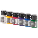 Creative Computershaff Faarf frost Glas Faarwe Faarf, 6x30ml