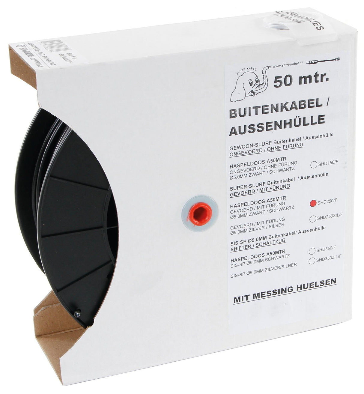 Slurf stabdžių išorinis trosas br.cab.outer casing sh250 50m b teflon caot.