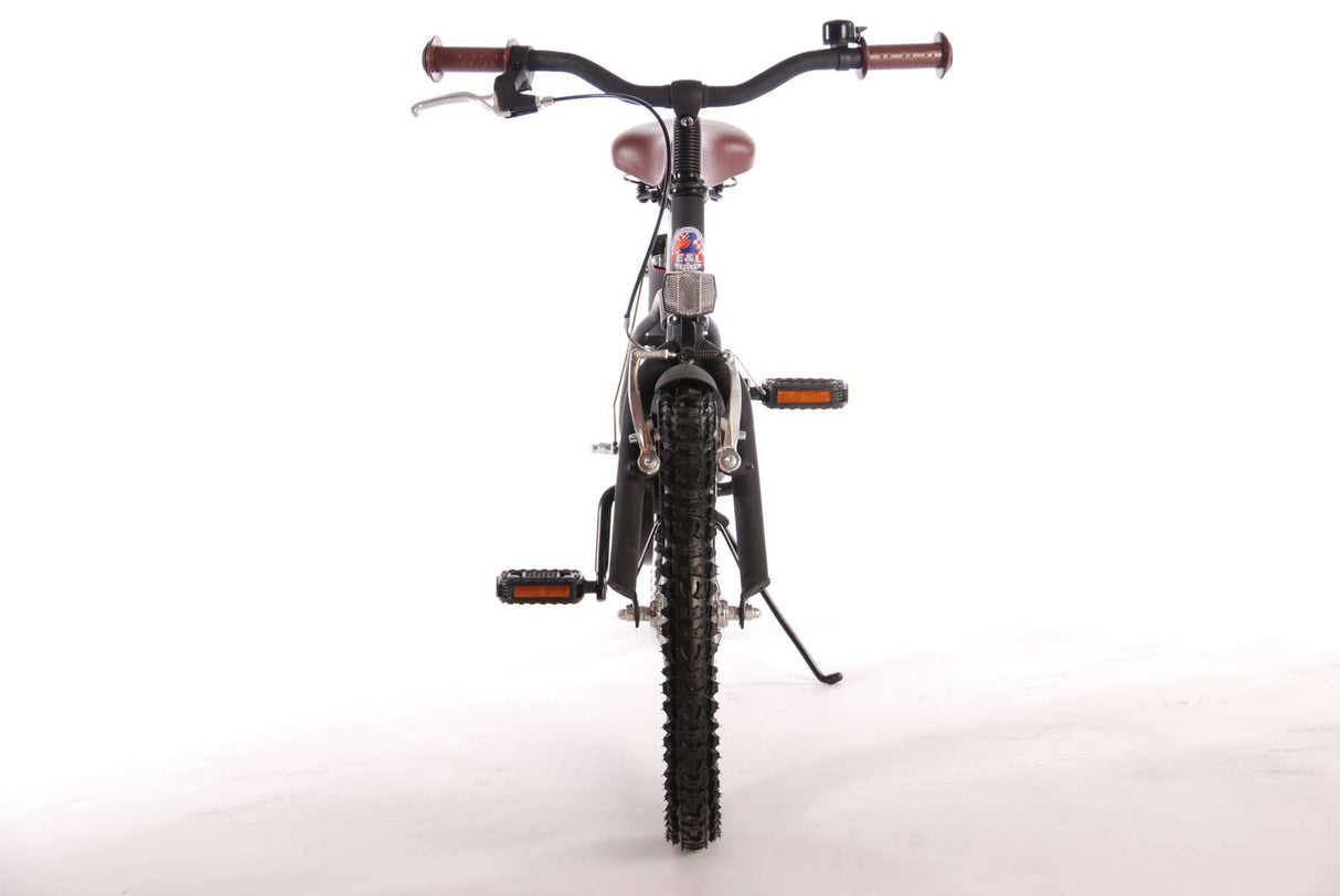 Volare Black Cruiser Kinderbike - Jungen - 18 Zoll - schwarz - 95% versammelte sich