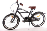 Volare Black Cruiser Kinderbike - Jungen - 18 Zoll - schwarz - 95% versammelte sich