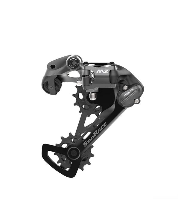Sunrace Achterdailleur 12V Střední klece Direct Black