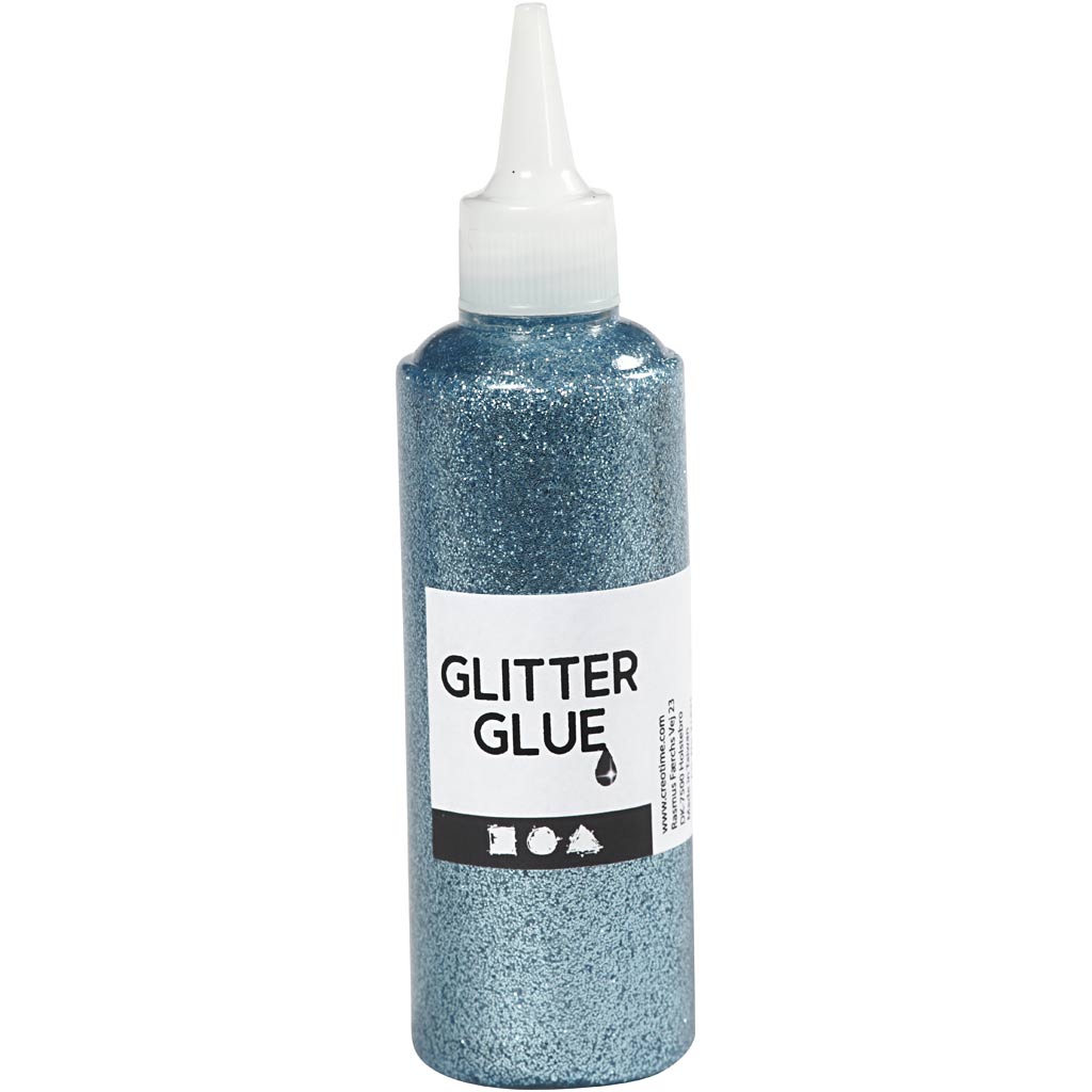 Creativ Company Glitter ragasztó világoskék, 118ml