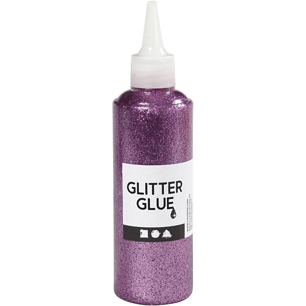 Creativ Company Glitter Glue Purple, 118 ml