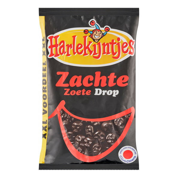 Harlequins soft sweet licorice bag (6x 1kg)