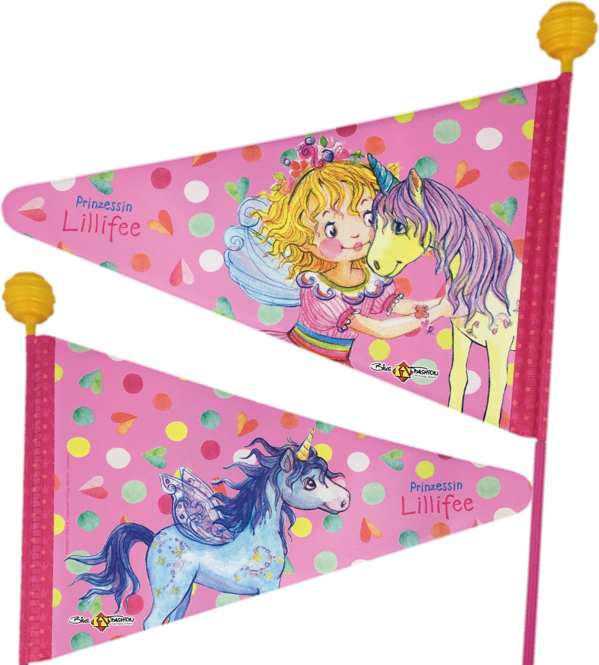 Bike fashion veiligheidsvlag safety flag 2-split lilifee