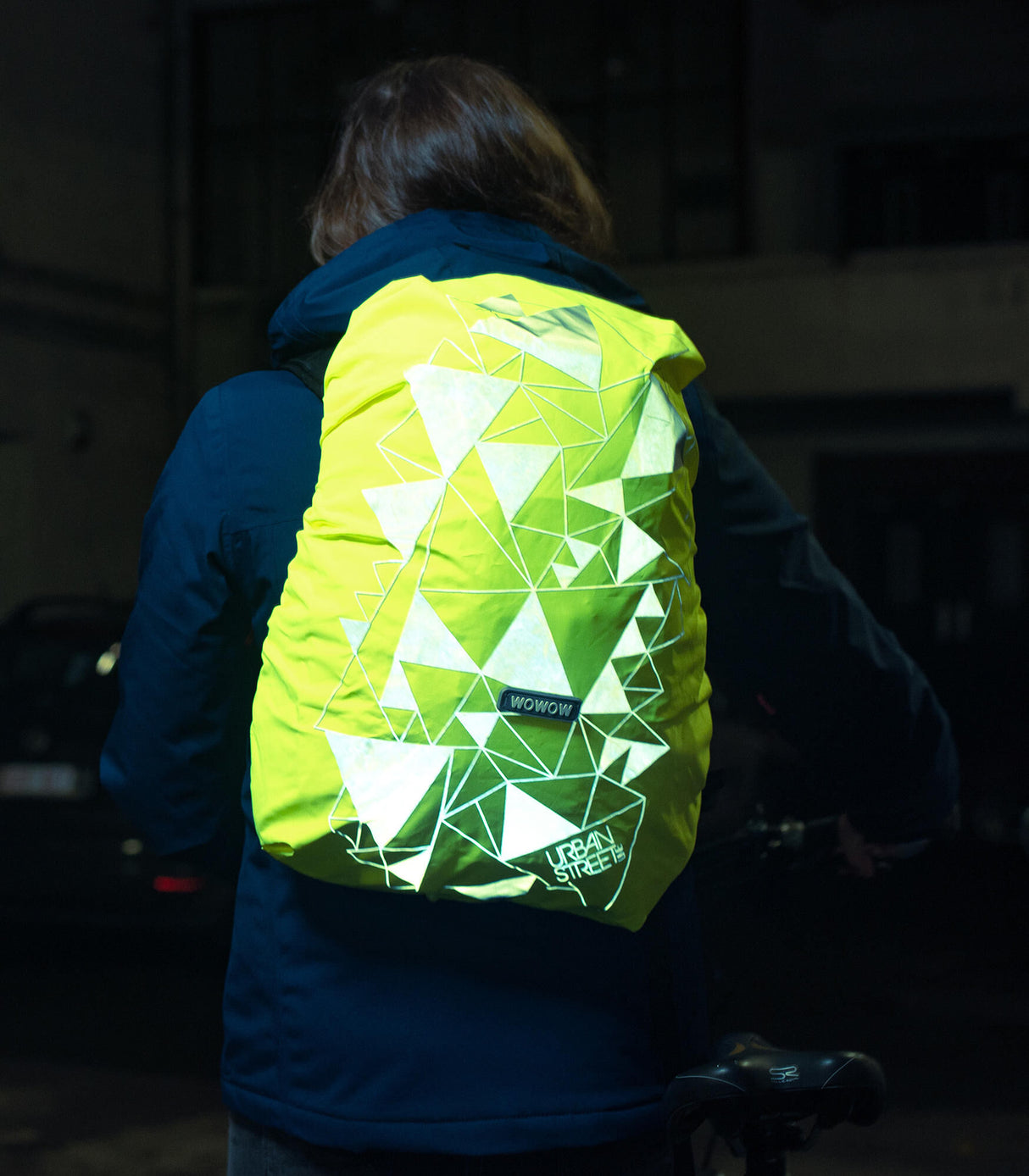 Wowow regenhoes bag cover urban street line .