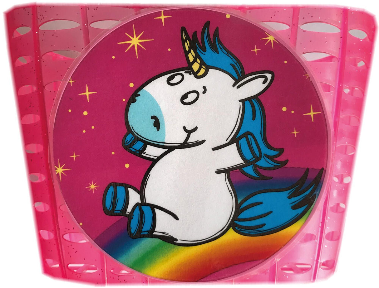 Bike fashion kindermand kids basket unicorn plastic