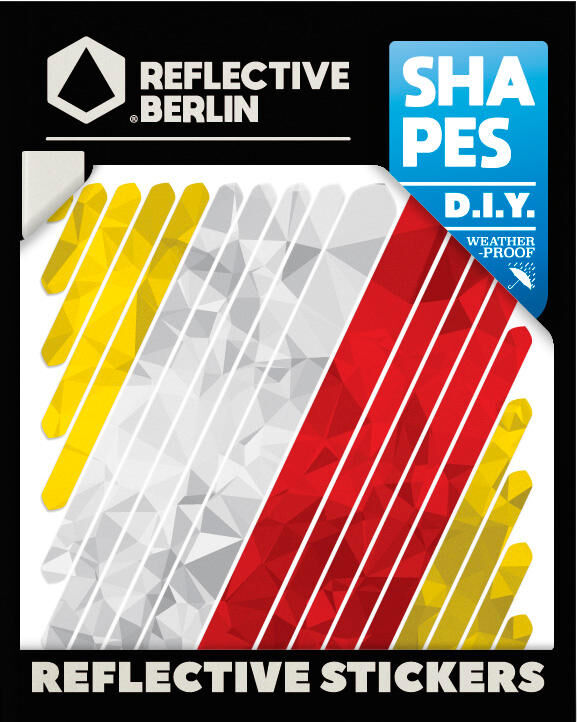 Reflective berlin reflex-stickers shapes refl.sticker refl.berlin universal safety
