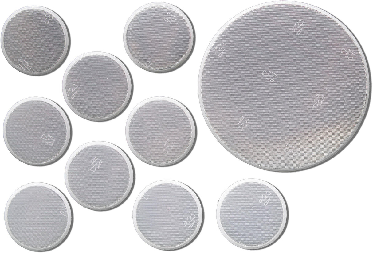 4-act reflex sticker refl.sticket circles 9pcs.