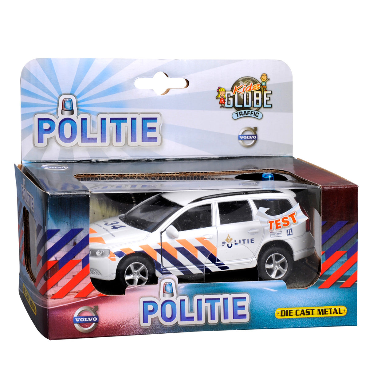 Lekki dźwięk policji Volvo V70