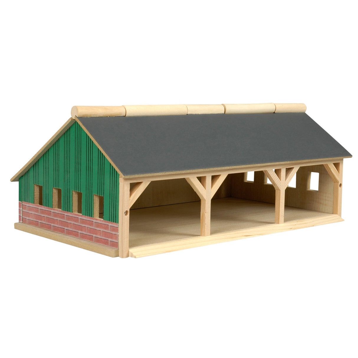 Kids globe agricultural shed 3-compartment small, 1:87