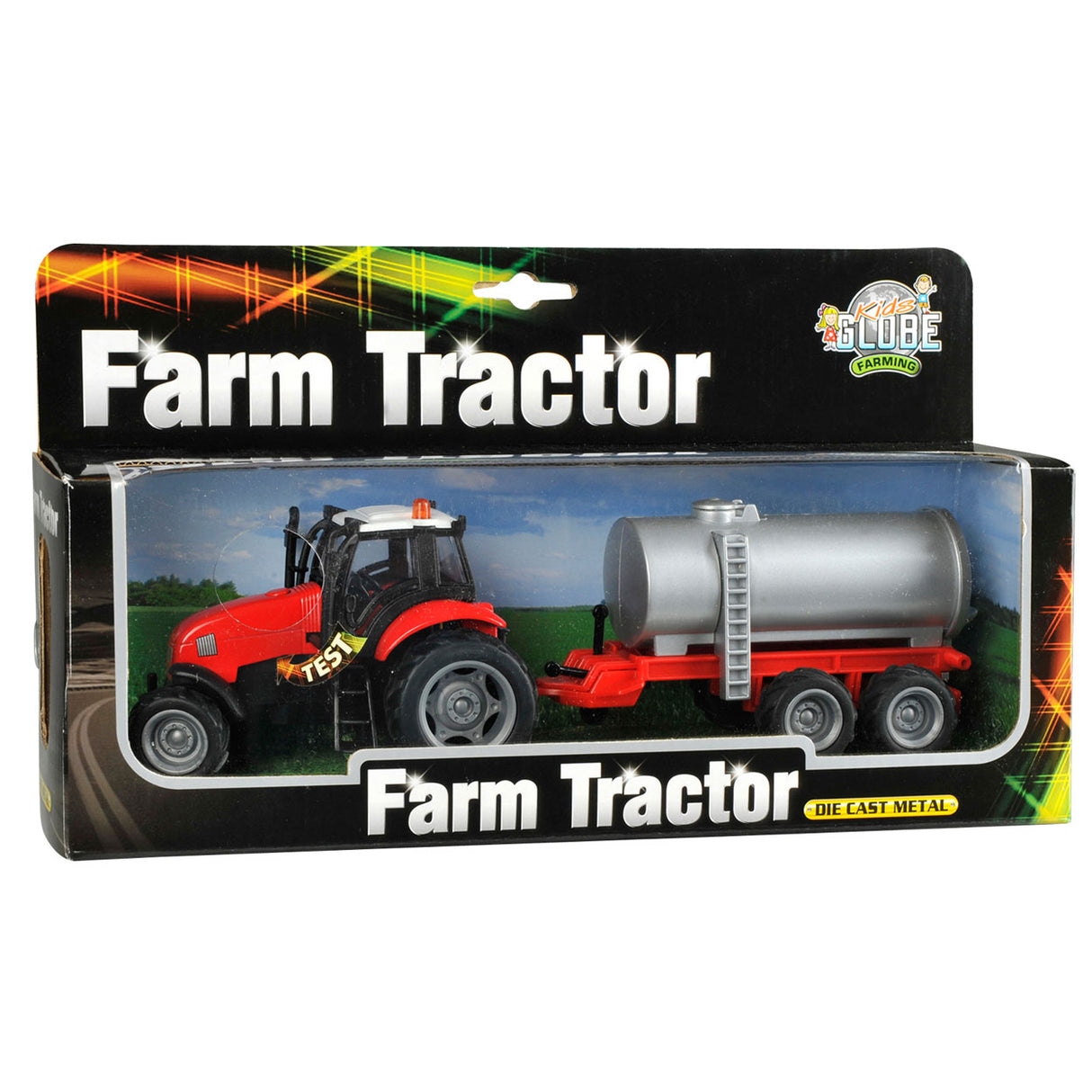 Kids Globe Globe Tractor med trailerlys lyd 1:32