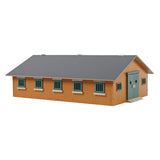 Kids Globe Globe Horse Stable Wood with 9 Horse Boxes 1:32