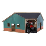 Kids Globe Globe Globe Shed Corner Wood pour 2 tracteurs 1:16