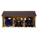 Kids Globe Globe Agricultural Lock Wood für 3 Traktoren, 1:16