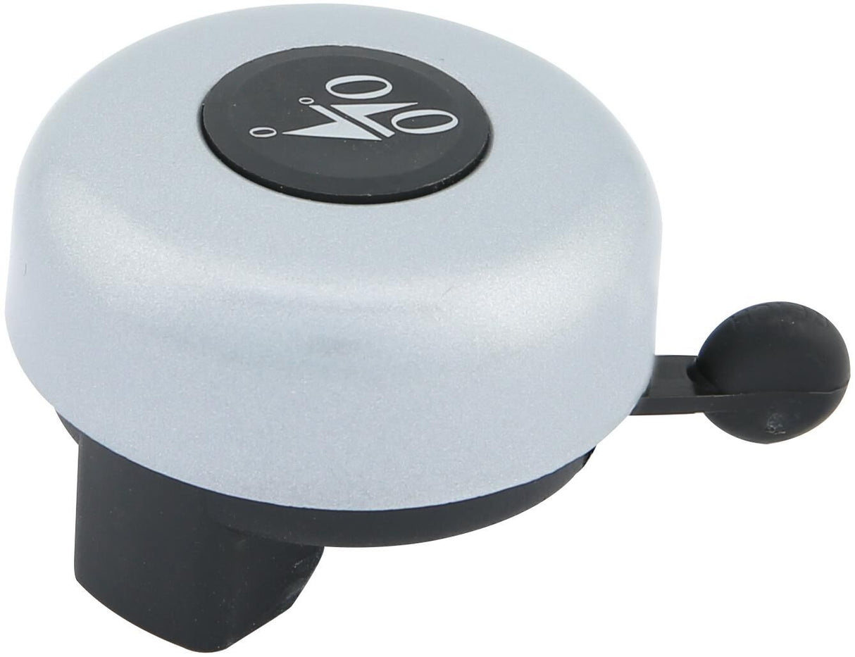 Reich bel fietser bell radfahrer matt silver