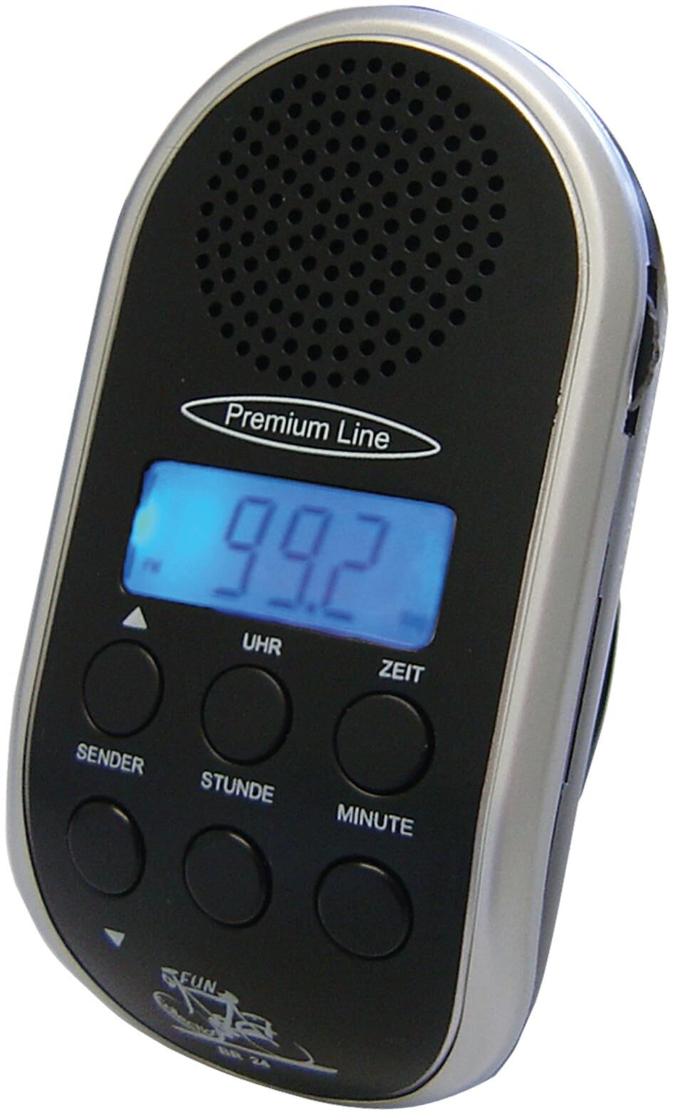 Security plus fietsradio br24 bike radio br24 anth. silver