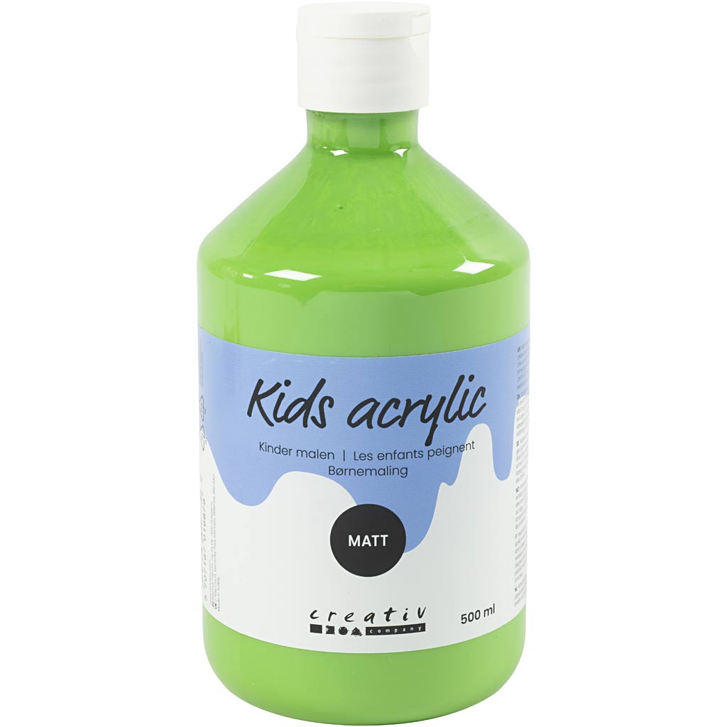 Creativ company acrylic paint matte, light green, 500 ml 1 bottle