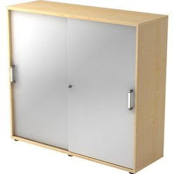 Bach Hammerer sliding door wardrobe 3-door maple, silver